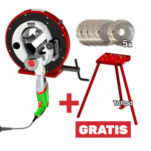 AXXAIR 171ECO orbitális csővágó, Ø16-170 mm tartomány